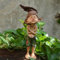 ThinkThings Figura de elfo pobre duende, para decoración del hogar, jardín, patio y decoración de jardín de hadas