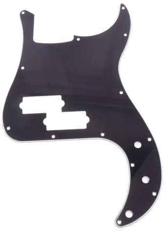 Toyvian Schlagbrett Für Pb Bassgitarre Mit 13 Löchern Kratzfestes Bass Schlagbrett Aus Schwarzem Kunststoff Schutzfolie Inklusive Ersatzplatte Für E-bass