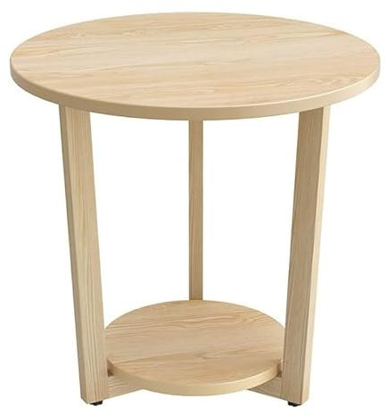 Beistelltisch Couchtisch Wohnzimmertisch Couchtisch aus massivem Holz, Beistelltisch, dreieckiger moderner Beistelltisch, Nachttisch im modernen Stil, Sofa-Teetisch für Wohnzimmer/Schlafzimmer WEWYQS