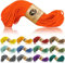 Ganzoo Paracord 350 Seil, Nylon Polyester, 2,5mm, Typ 1, 30m, Outdoor Schnur, Allzweckseil, Takelung für Armband, Hundehalsband, Hundeleine Knüpfen, Camping Survival, neon orange