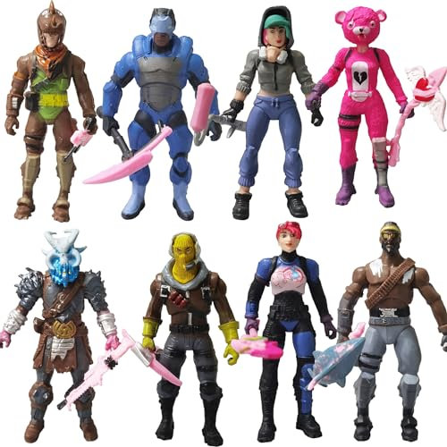 Spiel Cartoon Fort-nit Action Figur Spielzeug Set von 8