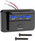 Linkstyle RV USB Outlet, Dual QC3.0 USB A y USB C Puertos de carga del panel de zócalo con botón ON/OFF para 12V/24V Car Marine Boat