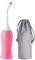 Portable Bidet Portable Voyage Personnel Toilette Spray Eau Laveur Bouteille, Portable Voyage Bidet avec Sac, Portable Bidet pour Toilette - 450Ml Voyage Bidet,Rose