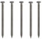 Bright ANNULAR Ring Shank Nails 20mm 25mm 30mm 40mm 50mm 65mm 75mm 100mm (50 x 30mm Annular Ring Shank Nails)