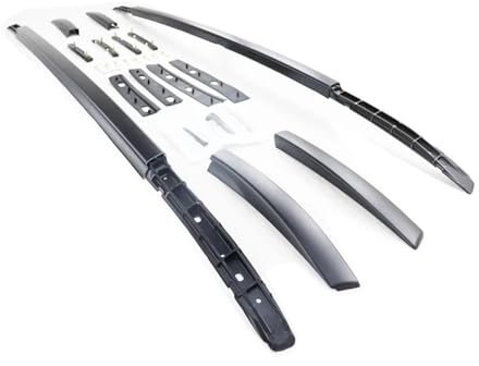 Dachreling Für Mitsubishi Für Outlander 2013 2014 2015 2016 2017 2018 2019 2020 2021 Verdicken Dach Rack/Dach Schiene/bar Schraube Fix Relingträger(Größe:Roof Rack Black)