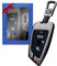Yumzeco Zinklegierung Autoschlüssel Hülle Keyless Kompatibel mit BMW 2 3 5 7 Serie X1 X2 X3 X5 X6 Schlüsselhülle mit Silicone TPU Schlüssel Cover Schutzhülle mit Schlüsselanhänger Grau