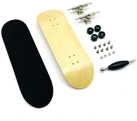 aiyraa Mini Finger Skateboard, Tech Deck Fingerboard skateboard, Pro Finger Board with PU Non-slip Box, Pressure Reduction, for Kids, Office Workers, and Students