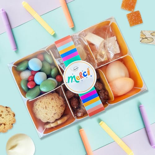 Coffret Assortiment 6 Timbales Gourmandes | Collection Merci | Remerciement Maîtresse Maître Atsem Nounou Collègue