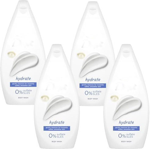 Doovve Hydrate Body Wash Body Cleanser shower gel with plant-based moisturisers for softer Body Wash 450ml - smoother skin after one shower (4)