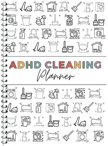 ADHD Cleaning Planner, Bundle Household Cleaning Schedule and Checklist Management (A)