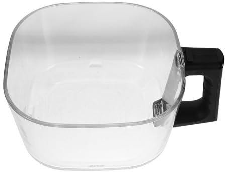 Cabilock Reemplazo Del Revestimiento De Vidrio Para Freidora De Aire Bandeja Interior Con Asa Olla De Visualización De 11.02 X 8.85 X 5.11 in Para Cocinar Y Reuniones Familiares