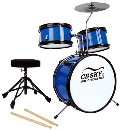 CB Sky Set batteria junior da 5 pezzi, strumento a percussione per bambini/Giocattoli musicali per bambini/Strumento musicale per bambini