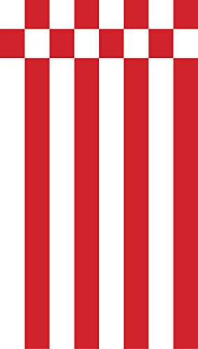 Netflags Flagge Bremen ohne Wappen, Speckflagge (Sturmflagge aus 110 g/qm Polyesterwirkware, 300 x 120 cm mit Hohlsaum)