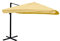 Mendler Gastronomie-Ampelschirm HWC-A96, 3x4m (Ø5m) Polyester Alu/Stahl 26kg Flap - creme