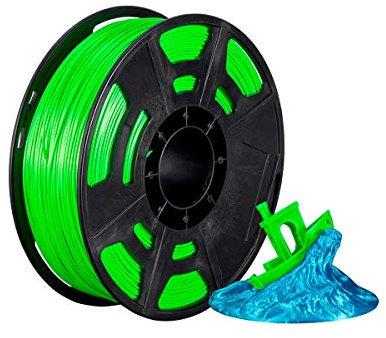 Monoprice High-Gloss 3D-Drucker-Filament PLA, 1,75 mm, 1 kg pro Spule, für alle PLA-kompatiblen 3D-Drucker geeignet, Grün