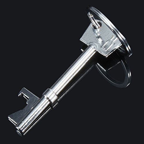 TuToy Key Shaped Bottle Opener Ring Keyring Chain Keychain Metal Beer Bar Tool