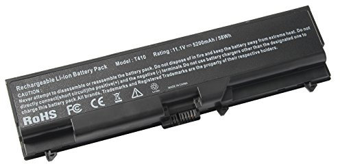 ARyee Laptop-Akku kompatibel mit Lenovo IBM Thinkpad E40 E50 E420 E425 E520 E525 T410 T410i T420 T510 T510i (5200mAh 11,1V)