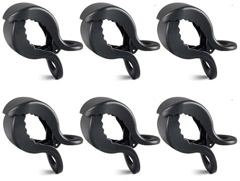 Kinderwagen Klammer, Clip zur Befestigung von Spielzeug,zum Befestigung von Musselintuechern Decken, Abdeckungen, Stilltuch oder Baby Spielzeug (Schwarz)
