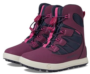 Merrell Snow Bank 4.0 WTRPF Schneestiefel, Navy/Berry, 31 EU