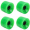 BuyWeek Longboard Rollen, 4 Stück Skateboard Rollen 70 x 51mm Skateboard Räder Skateboard Zubehör Ausgewogen Sicher Starker Grip Ohne Risse(Grün)