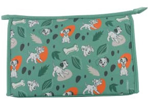 DISNEY Animals - Grande Trousse de Toilette Les 101 DALMATIENS - Parfait pour Le Voyage - Vert