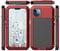 Amulent Case For iPhone 13 Mini Metal Case Red Heavy Duty Gorilla High Impact Shockproof Tough Protective Armor Defender Dustproof Comfortable Durable Mobile Phone Cover For iPhone 13 Mini