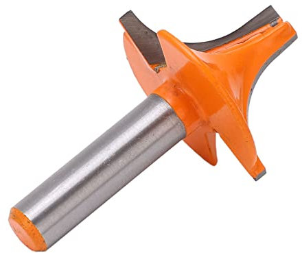 Roundover Edging Router Bit, Round over Edge Forming Router Bit, 8mm Shank Woodworking Router Bit for Baseboard, Routerbit (8 X 31)