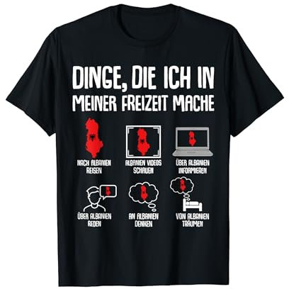 Albanien Reise Damen Herren Kinder T-Shirt