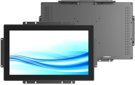 GreenTouch 15.6 Inch Industrial TFT LCD Monitors, Open Frame Capacitive Touch Screen Monitor All in one PC Intel Core I3 RAM 8G & ROM 128G for self-Service Kisok