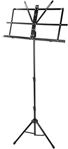 RockJam Adjustable Music Stand with Bag