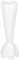 LUTH Premium Profi Parts Pied de mixage en plastique blanc compatible avec Braun 67050130 pour mixeur plongeant