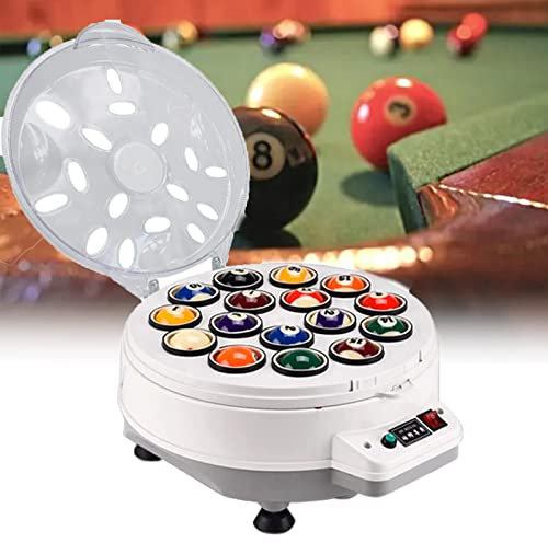 Lxwyq Pool Ball Cleaner Poliermaschine, Snooker Cleaner 16/22 Bälle Billard Ball Cleaner ist geeignet für Billard Ball Set Snooker Ball Set (Ohne Billard Ball Set)