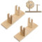 FDDU 2 Pezzi Portaventola In Stile Giapponese, Supporto per Ventaglio Giapponese Pieghevole, Supporto Del Ventilatore Piccolo Espositore, Scaffali In Legno, per Casa, Galleria, Ufficio e Libreria