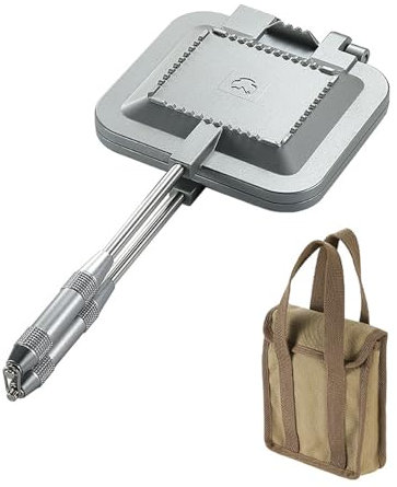 Outdoor Sandwich Baking Portable Frying Toast Double Sided Frying Bread Clip Non-Stick Coated Baking Sandwich Baking Outdoor Picnic Cooking
