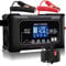 20-Amp Car Battery Charger,12V/24V Lithium Smart lifepo4 Battery Charger Maintainer Trickle Charger Battery Maintainer for Car Boat Motorcycle Lawn Mower ATV and Lead-Acid(AGM, Gel, MF, EFB, SLA, Wet)
