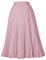 Röcke für Damen A-Linie Midi-Rock Knielang Hohe Taille Tüll Rock M cl2473-16/Hellrosa