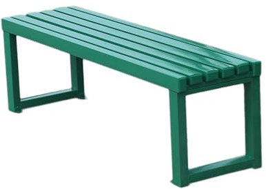 LYUCAYHQ Garden Bench, Balkonbank, Wetterfeste Metallbank, für Garten, Terrasse, Veranda, Eingangsbereich, 300 Kg Tragkraft(Green,100cm/39in)