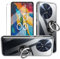 HuiYouMY Funda 3 en 1 + anillo de soporte para teléfono compatible con TCL 50 Pro NXTPAPER 5G funda con 1 protector de pantalla de vidrio templado, ajuste delgado, suave, a prueba de golpes,