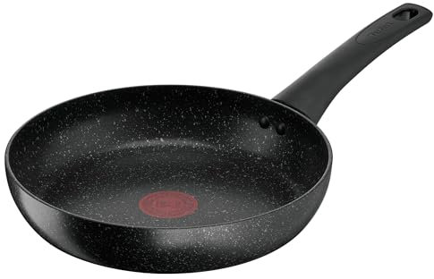 Tefal Titanium Stone Frying Pan 20 cm, High-Performance Non-Stick Coating, Metal Safe, All Hobs Including Induction, E1050245
