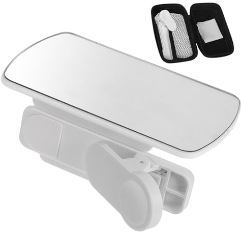 Angoily 2pcs Mirror Reflector for Smart Phone Camera Vlog Mirror Phone Holder Clip Kit for Selfie and Photography