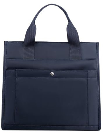 Herren Umhängetasche, Umhängetasche, große Kapazität, Nylon, Retro-Aktentasche, multifunktionale Ledertasche, Computertasche Shorts Mit Taschen Herren (BU1, One Size)