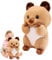 Generisch Quokka Plüschtier,Plüsch Quokka Puppe - Raumdekoration gefüllte Quokka-Puppe | Kuscheltier aus Plüsch für Wohnzimmer, Schlafzimmer, Kinderzimmer, Sofa, Couch