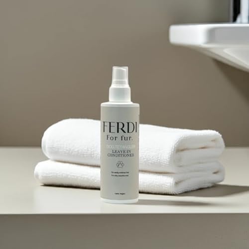 Ferdi Leave-in Conditioner für Hunde, pH-neutral, Feuchtigkeitsspendend, Vegan, 200ml, Ohne Duftstoffe