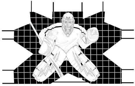 Generisch Hockey -Netto -Torwartziel, Torwart Ziel | Heavy Duty Shooter Trainer Tutor,Hockey -Trainingsausrüstung Zur Verbesserung Der Schussgenauigkeit Für Kinder, Teenager, Erwachsene Spieler