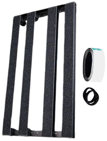 Effekt-Pedalboard Präzisionszubehör, robust und stabil, für Instrumente | Kabel-Organizer Gitarren-Pedalboard Instrumenten Zubehör Für Musikliebhaber Bedarf Robust Präzise Gitarren Zubehör Profis