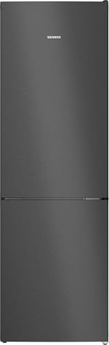 Siemens iQ300 Freistehende Kühl-Gefrier-Kombination 186x60 cm, KG36NVXBG, 218 L Kühlen & 103 L Gefrieren, Total noFrost, Nahtlose Platzierung, hyperFresh Technologie, antiFingerprint Schwarzer Stahl