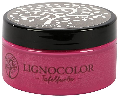 Lignocolor Tafelfarbe Tafellack echter Tafel-Look 100ml (Pinky 10)