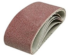 Genuine Silverline Sanding Belts 65 x 410mm 5pk 80 Grit | 807650