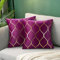 Hanrunsi Samt Kissenbezüge Lila 2er Pack 45cmx45cm Kissenbezüge Quadratische Dekorative Kissenbezüge für Schlafzimmer Sofa Couch Kissen Wohnzimmer