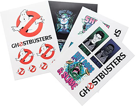 Grupo Erik Reusable Stickers Ghostbusters Merchandise | Waterproof & Removable Laptop Stickers for Adults and for Children | Ghostbusters Gifts